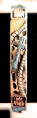 Metal Stretch Cross Bracelet 