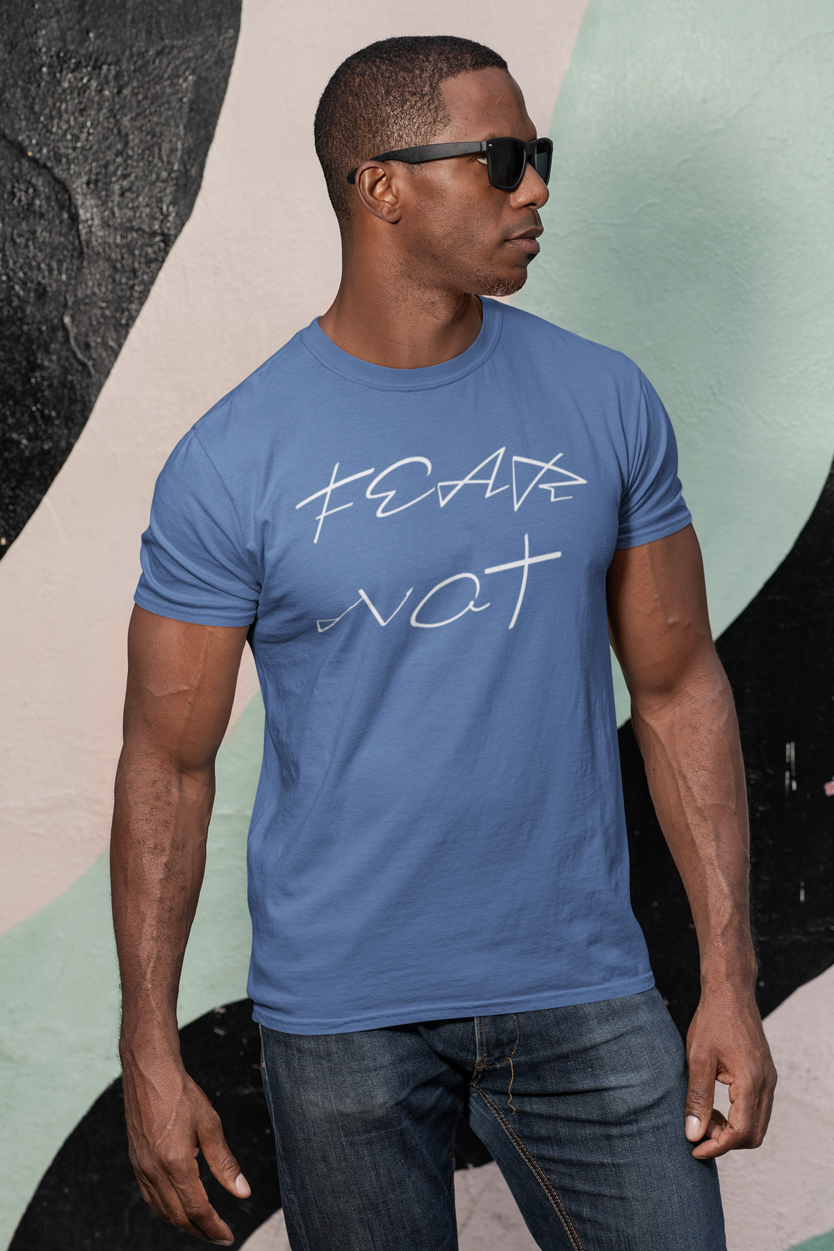 Bella &amp; Canvas 3001 &quot;Fear Not&quot; in 7 Colors and 6 Sizes (4483667296350)