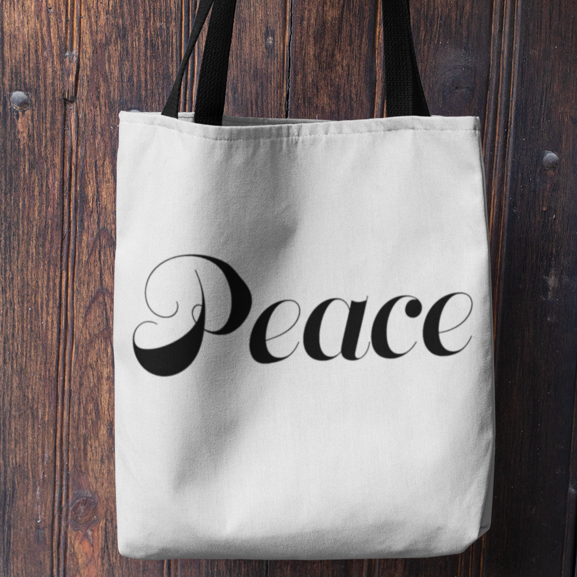 AOP Tote Bag "Peace" (4782479999070)