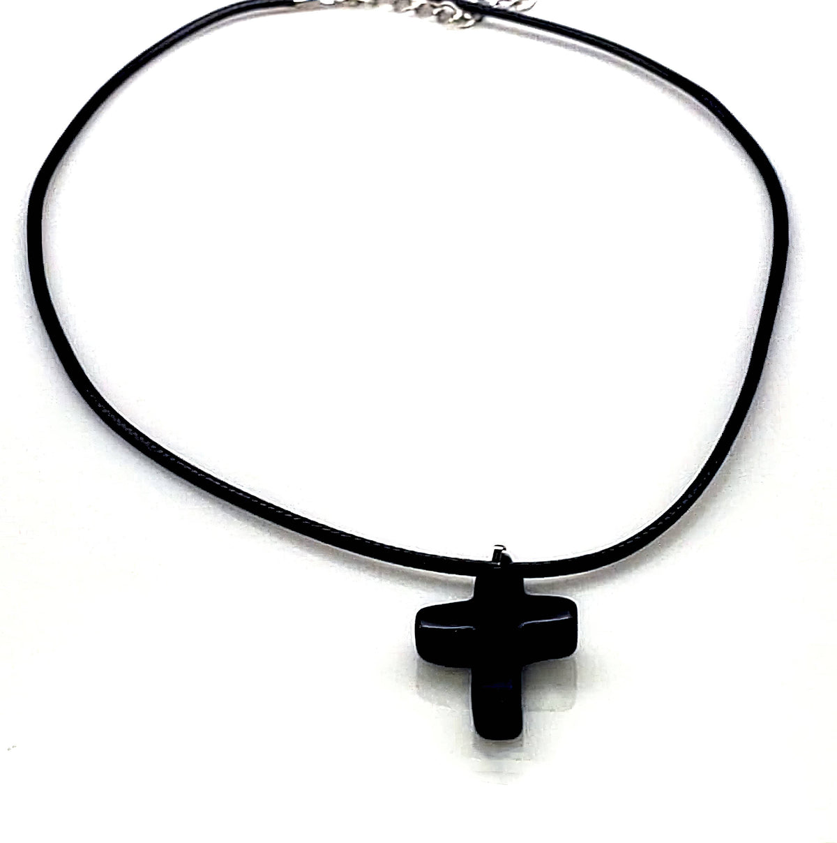 Obsidian Gemstone Necklace (4579758276702)