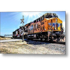 Metal Print Portrait Of A Train 12.000 x 6.750 Metal Print (2286217068644)