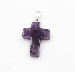 Amethyst Gemstone Necklace (4545629716574)