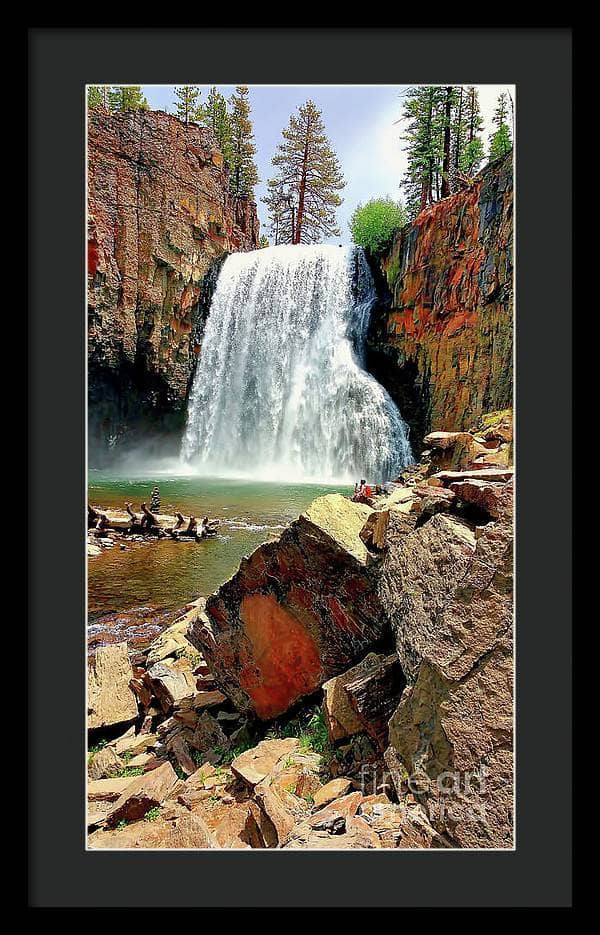 Rainbow Falls 17 - Framed Print