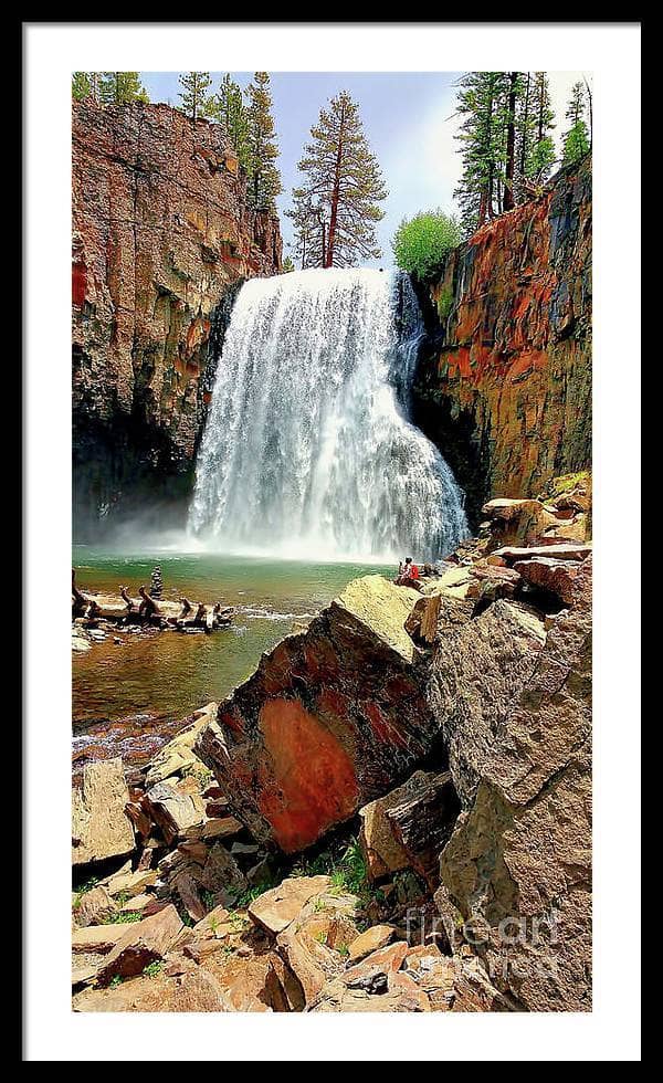 Rainbow Falls 17 - Framed Print