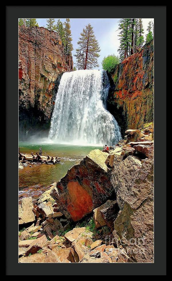 Rainbow Falls 17 - Framed Print
