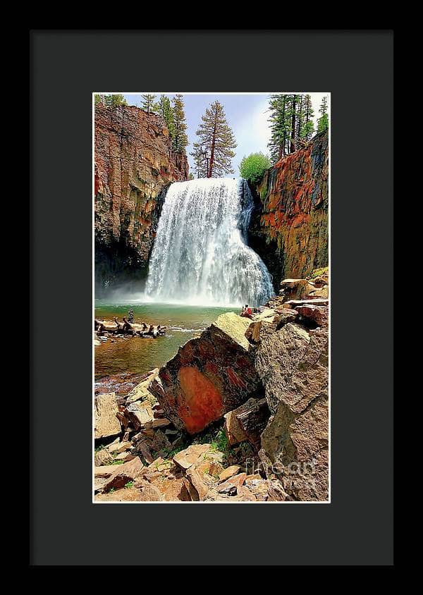 Rainbow Falls 17 - Framed Print