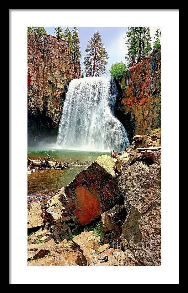 Rainbow Falls 17 - Framed Print