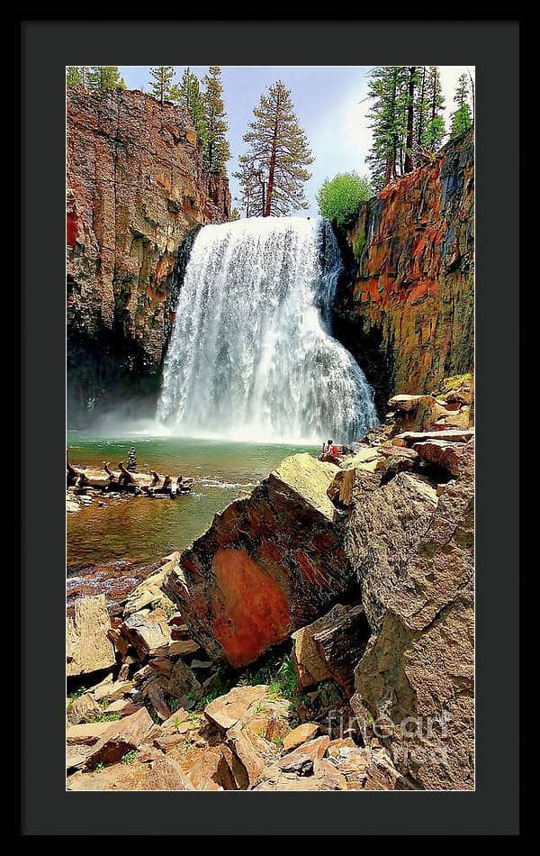 Rainbow Falls 17 - Framed Print