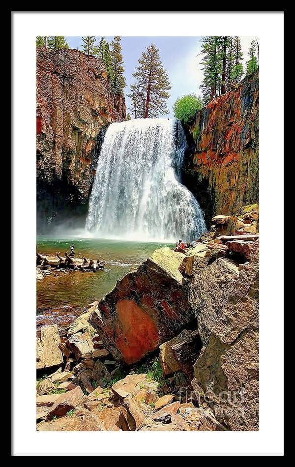 Rainbow Falls 17 - Framed Print