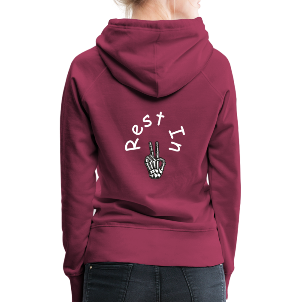 Women’s Premium Hoodie - burgundy