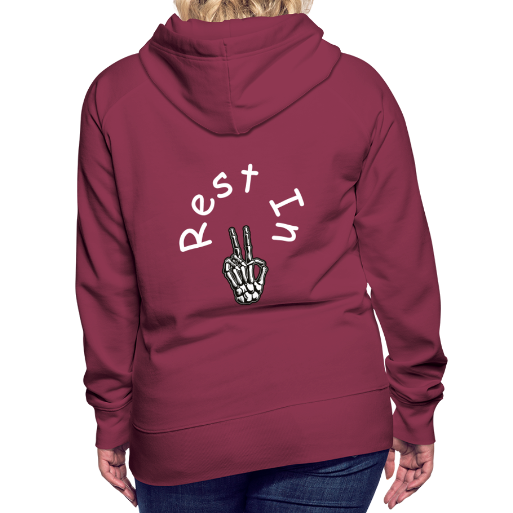 Women’s Premium Hoodie - burgundy