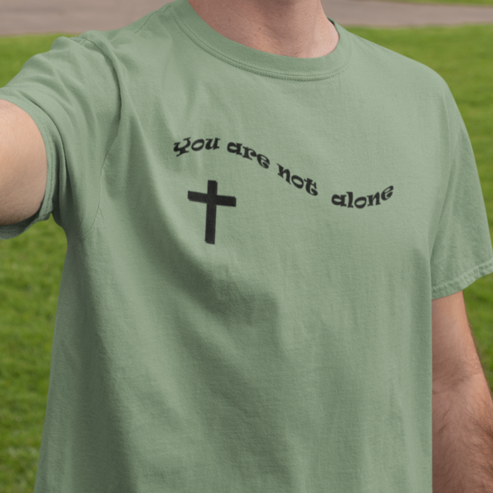 Bella  Canvas Short Sleeve Tee "Alone" in 10 Colors and 6 Sizes (4551067566174)