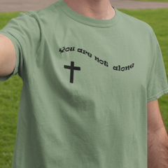 Bella  Canvas Short Sleeve Tee "Alone" in 10 Colors and 6 Sizes (4551067566174)