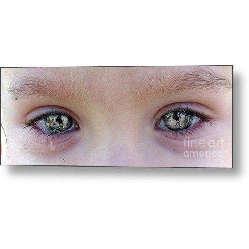 Metal Print Tears 16.000 x 6.000 Metal Print (2550442000484)