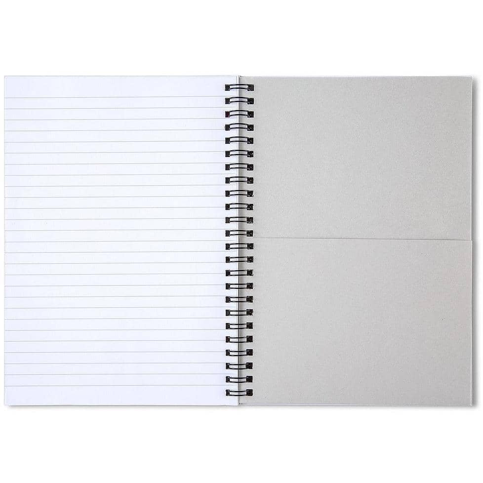 Spiral Notebook Yellow Flower Spiral Notebook (2490680049764)