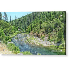 Acrylic Print The American River 12.000 x 6.875 / Aluminum Mounting Posts Acrylic Print (2241773961316)
