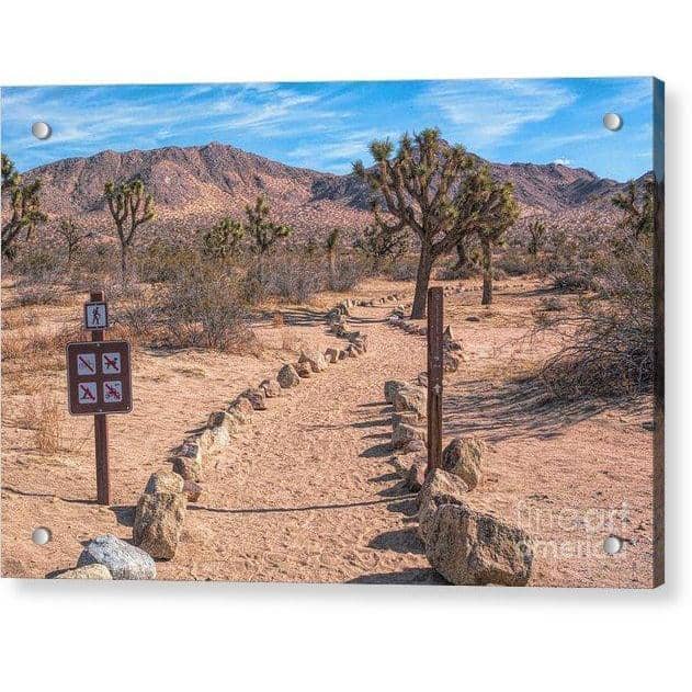 Acrylic Print Trailhead 10.000 x 6.625 / Aluminum Mounting Posts Acrylic Print (2918554533988)