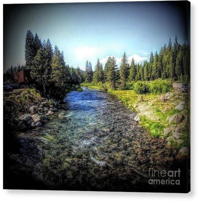 Acrylic Print Truckee River Acrylic Print (2725113856100)