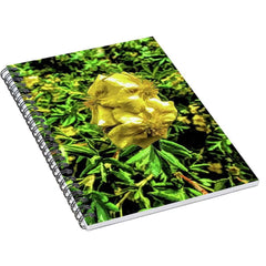 Spiral Notebook Yellow Flower Spiral Notebook (2490680049764)